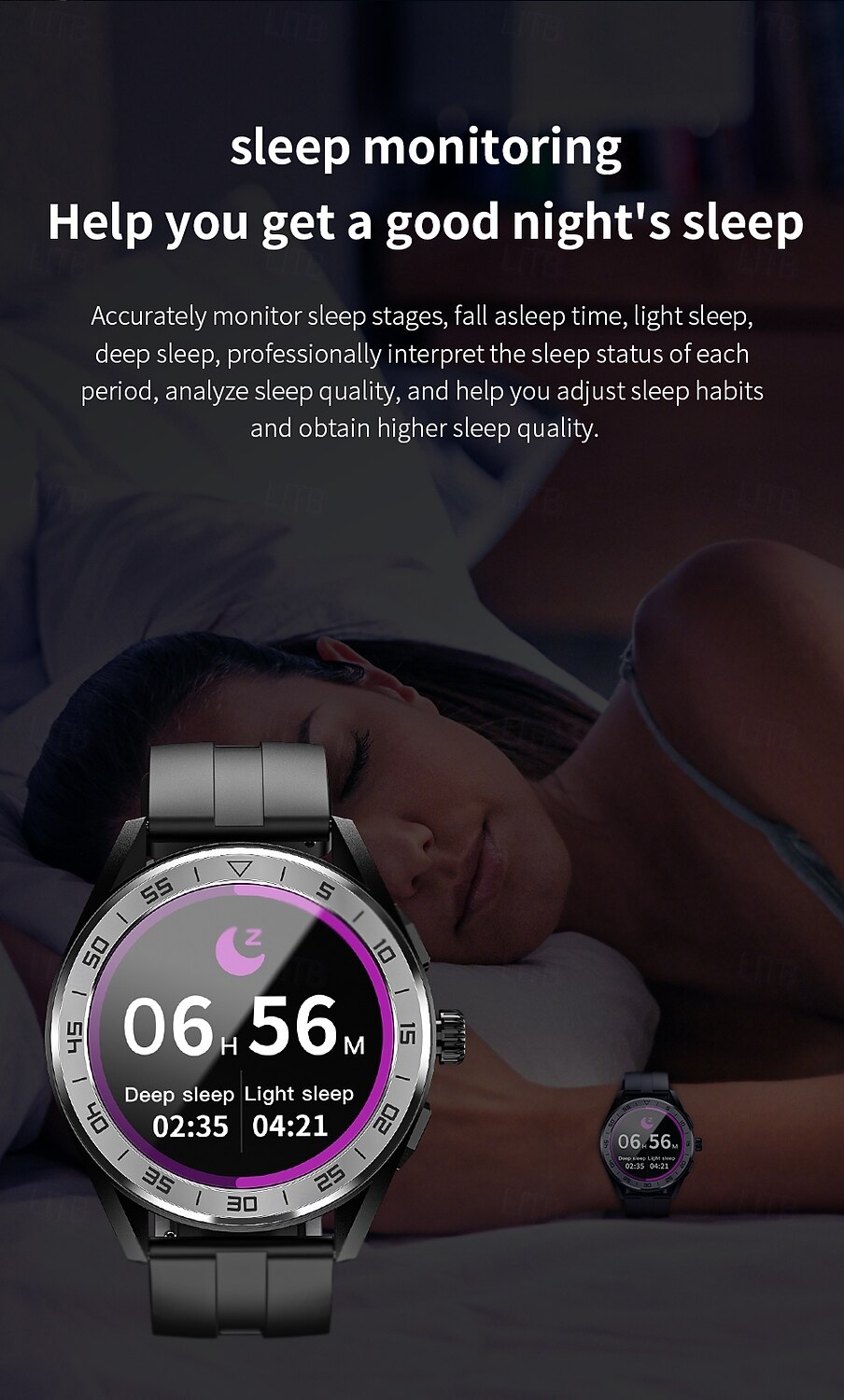 LOKMAT COMET PRO Smart Watch 1.32 inch Smartwatch Fitness Running Watch Bluetooth Pedometer Call Reminder Activity Tracker Compatible with Android iOS Women Men Long Standby Hands-Free Calls Media 2025 - $37.99 –P17