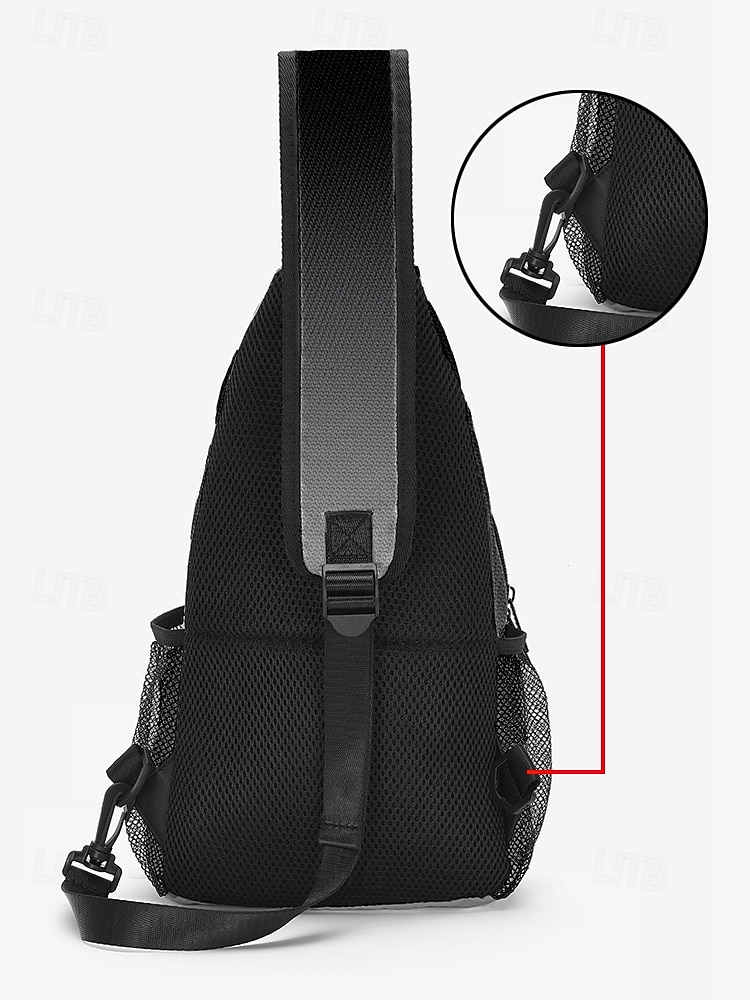 Męska torba typu crossbody z motywem czaszki na Halloween od Sarah Richter – inspirowana stylem vintage czaszka z pomarańczowymi akcentami, wyjątkowa sztuka na imprezy halloweenowe, festiwale i codzienne stylizacje 2025 - $24.99 –P5