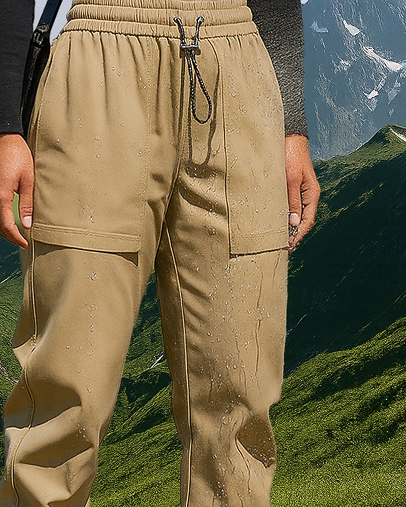 Women's Hiking Pants Trousers Casual Pants Winter Autumn / Fall Outdoor Regular Fit Waterproof Windproof Bottoms Pocket Elastic Waist Black Army Green Camping / Hiking Running S M L XL XXL 2026 - $46.99 –P3