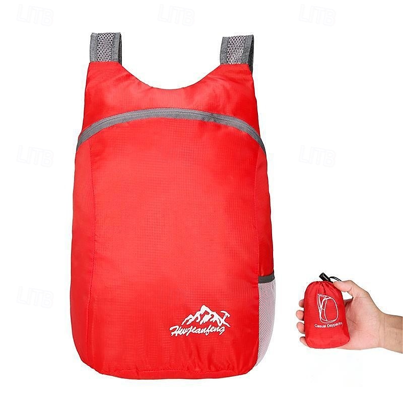 18 L Mochila de senderismo Mochila Ligera Ligera Mochilas de Senderismo Empacable Impermeable Utra ligero (UL) Multifuncional Plegable Al aire libre Camping / Senderismo Ciclismo / Bicicleta 2025 - $18.49 –P11