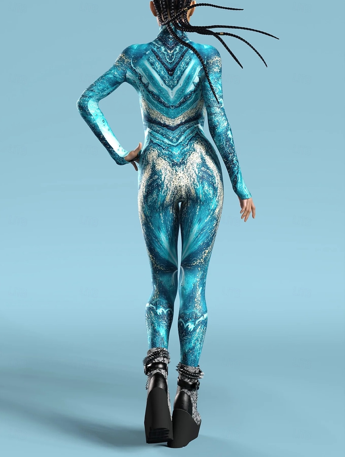 Mønstrede Zentai-drakter Cosplay kostyme Kroppsdrakt Printer Karnevalskostyme heldekkende drakter Herre Dame Gutt Sexy kostyme Halloween Kostyme til Ytelse Fest Maskerade Barne Voksne 2025 - $29.99 –P10