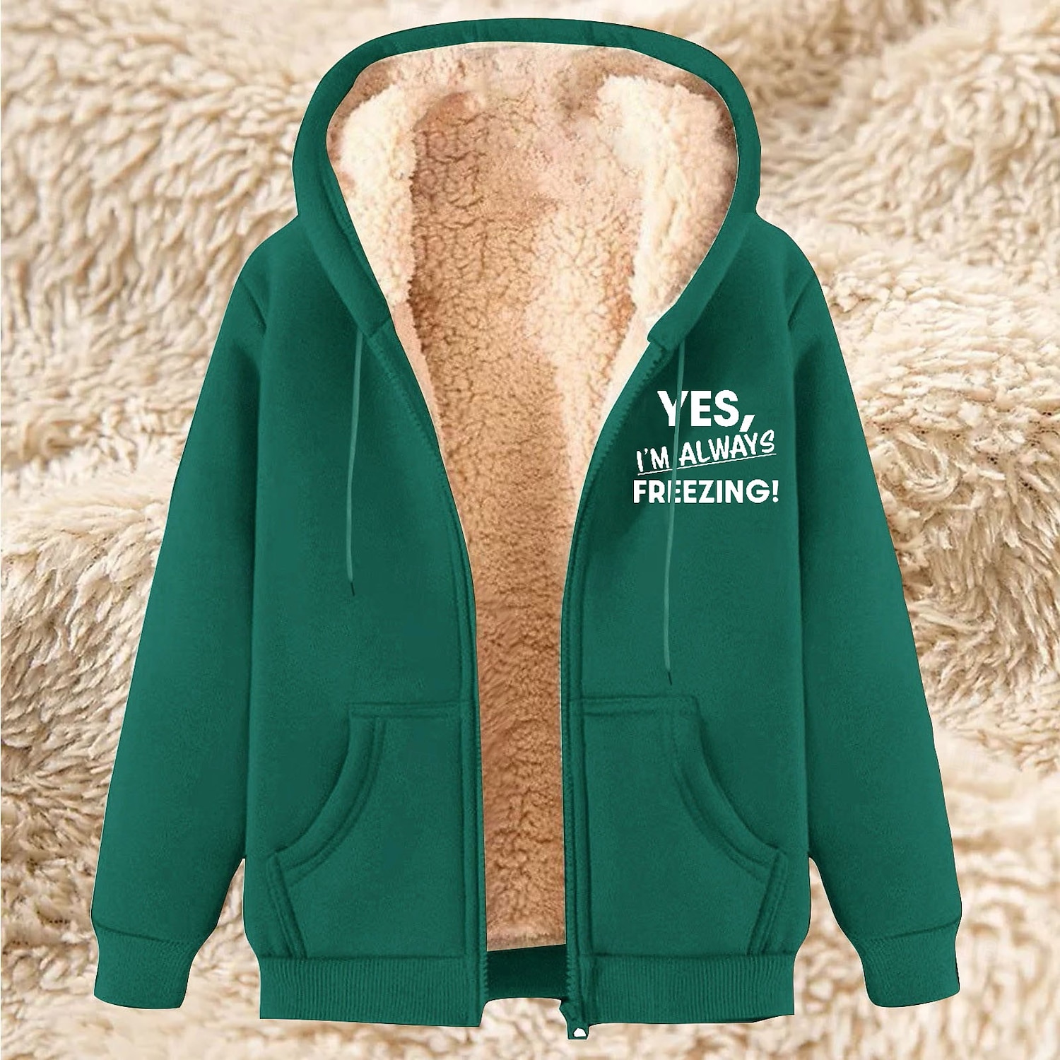 Homme Sweat à capuche zippé intégral Sweat à capuche zippé Veste en Polaire Sweat à capuche en polaire Abricot Noir Rouge Bleu Vert À capuche Uni Lettre Impressions Graphiques Fermeture éclair Avec de 2025 ? $20.99 –P5