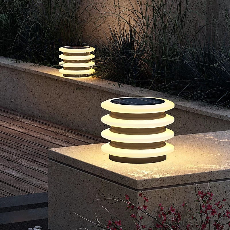 Lampada da esterno a LED, lampada da terra impermeabile, per cortile, portico, patio, esterno, terrazza, garage, cortile, lanterna da terra esterna del 2025 a $302.19 –P8