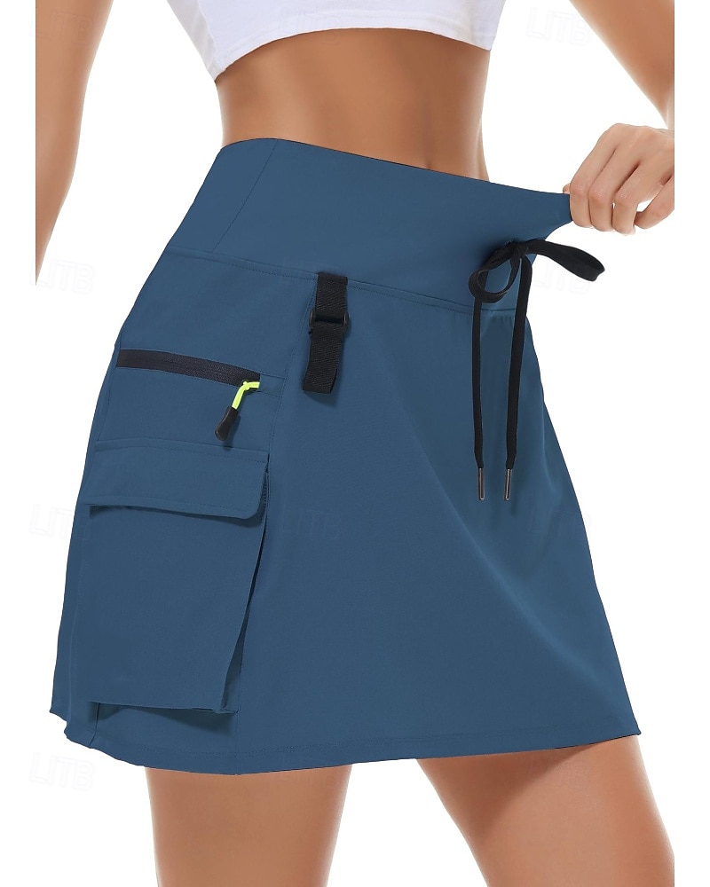 Dam Kjol Ledigt Ovanför knäet Mellanhög midja Kjolar Färgblock Lappverk Microelastisk Semester Gata Svart Vit Gul Mandel Höst Polyester 2025 - $25.99 –P8