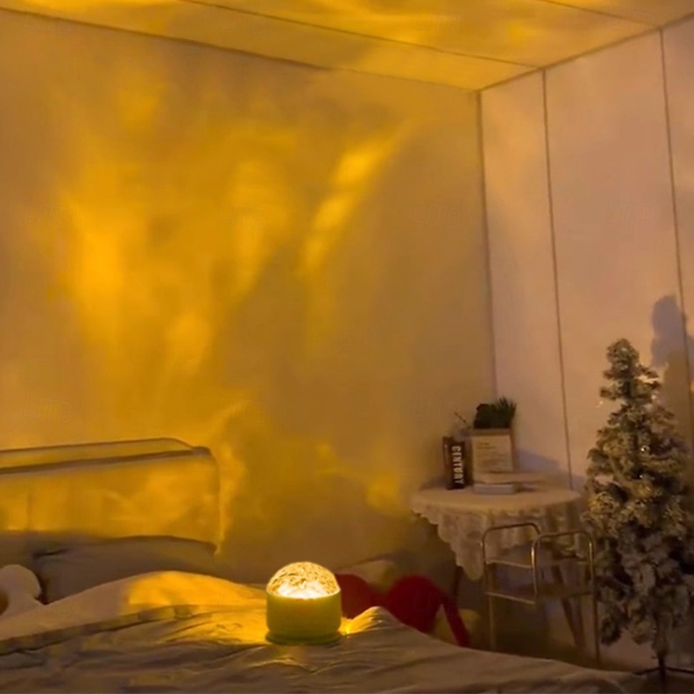 galaxy light 16 färger aurora nattlampa projektor havsvågsprojektor med fjärrkontroll usb-laddning norrskensprojektor för sovrum heminredning presenter 2025 - $16.49 –P2
