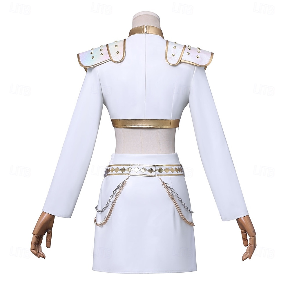 Korean Idol Inspired Idol Pop Star Costume Fancy Dress Virtual Idol for Women's Adults Halloween Carnival Performance Comic Con Anime Expo 2026 - $97.99 –P3