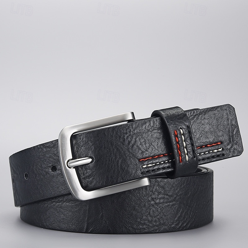 Homme Ceinture Ceinture Taille Noir Jaune faux cuir Alliage Durable Ajustable Uni Extérieur Quotidien de 2025 ? $12.49 –P1
