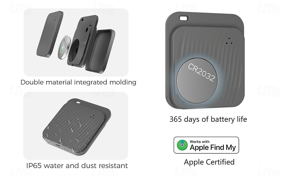 procédure de suivi GPS intelligent &Localisateur portable anti-perte, étanchéité IP65, compatible avec les systèmes Android et iOS de 2025 ? $18.99 –P2