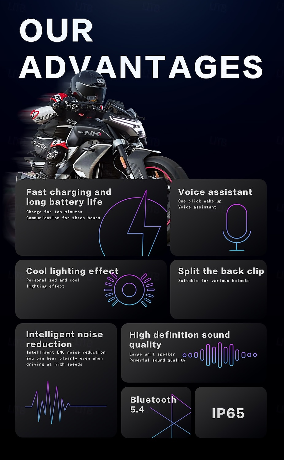 2025年 工場OEM K09 FMトランスミッター Bluetoothヘッドセット ヘルメットヘッドセット 耳掛けスタイル ブルートゥース ラジオ 耐久 ステレオ FMラジオ オートバイ コレクション – $41.99 –P2