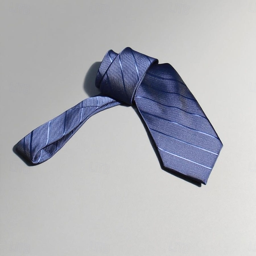 Homme Cravates Classique Rayures et Carreaux Soirée Formelle Date Soirée & Fête de 2025 ? $7.49 –P5