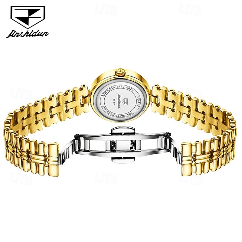 Nové módní a trendy dámské hodinky Golden Shield jsou importovaný stroj s diamanty zdobeným kalendářem, retro tenký model s malým ciferníkem, vodotěsné, ležérní a sportovní, dámské, obchodní. 2025 - $61.99 –P11