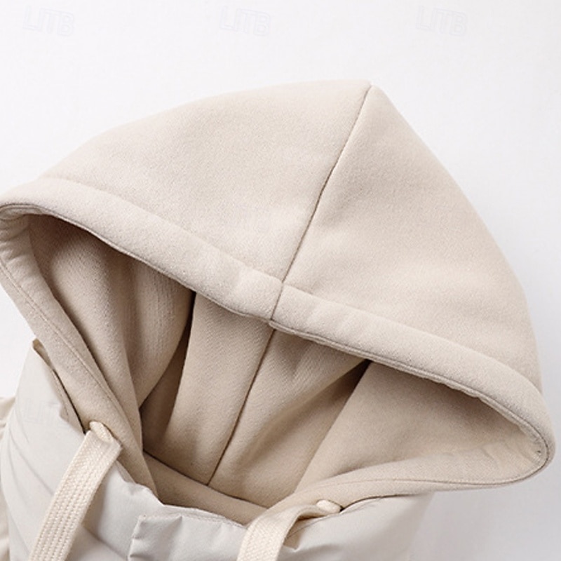 Herr Vinterkappa Pufferjacka Vadderad jacka Ficka Polyester Semester Dagliga kläder Datum Normal Mode Ledigt Bekväm Håller värmen Vinter Enfärgad / vanlig färg Svart Vit Ljusgrön Röd Pufferjacka 2025 - $60.99 –P6
