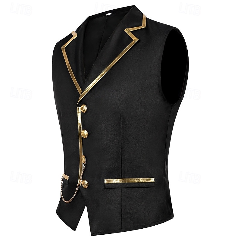 Rokoko Viktorianisch Renaissance Weste Prinz Edelmann Kostüm Herren Halloween Karneval Leistung LARP Renaissance-Messe Erwachsene Weste 2025 - $34.99 –P4