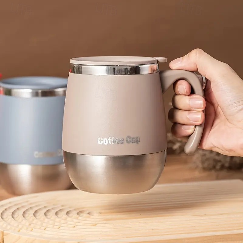 Bicchiere da caffè isolato in acciaio inossidabile da 16,91 once con coperchio – tazza sottovuoto a doppia parete per bevande calde &bevande fredde, perfette per la casa, l'esterno, il campeggio e del 2025 a $14.99 –P3
