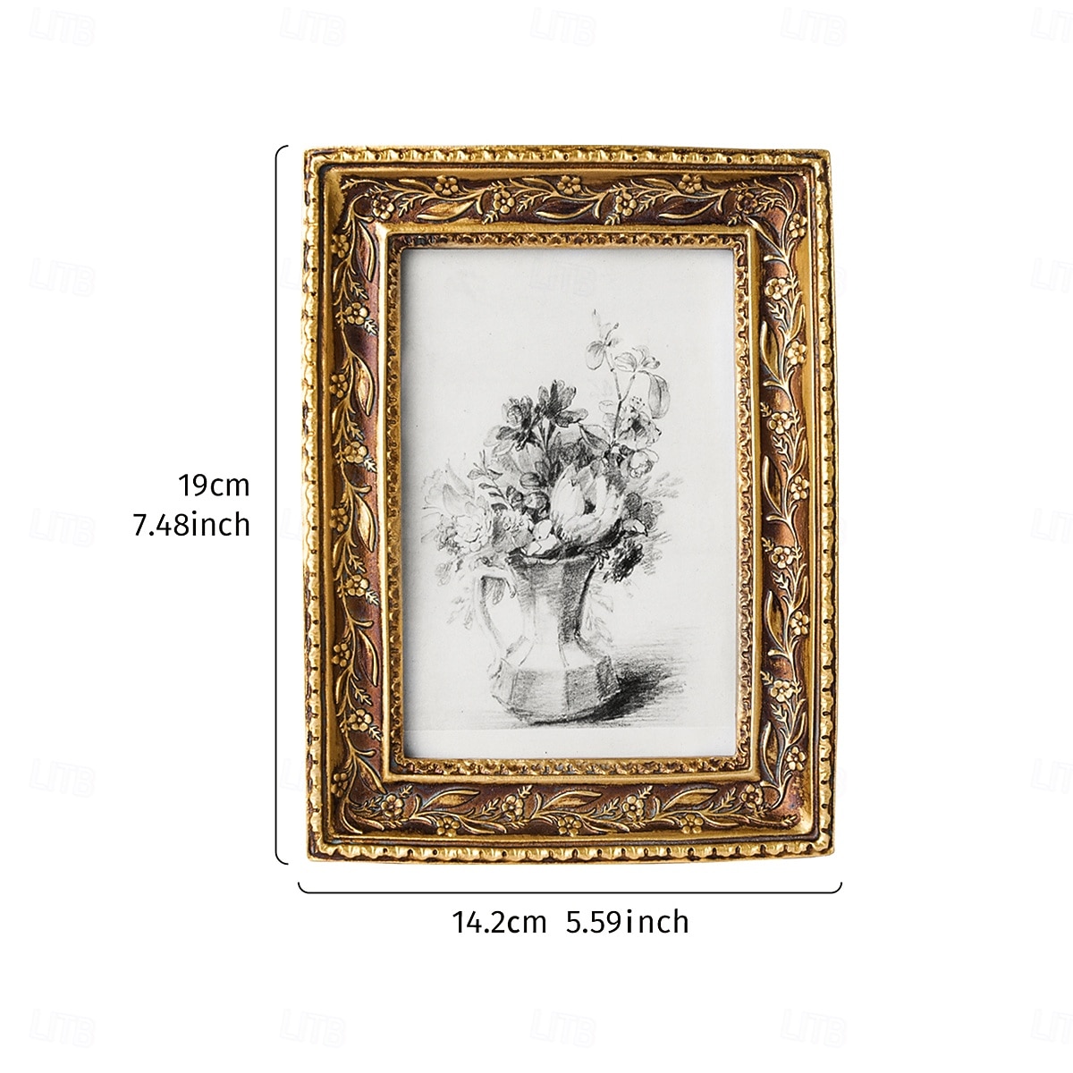 vintage χρυσό πλαίσιο φωτογραφιών, ζεστή διακοσμητική κορνίζα για την επιφάνεια εργασίας στο σπίτι, οριζόντια &κάθετη επιτραπέζια κορνίζα φωτογραφιών για υπνοδωμάτιο, γραφείο &διακόσμηση γραφείου 2026 - $13.49 –P2