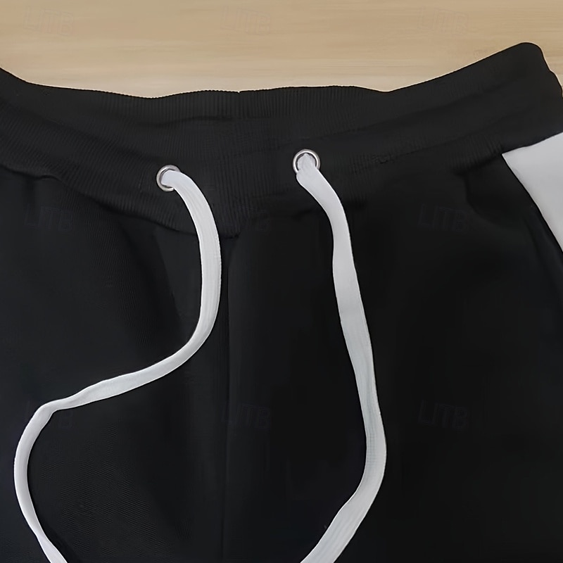 Homme Joggings Pantalon athlétique Pantalon actif Pantalons Pantalon décontracté Cordon de serrage Taille Élastique Bloc de Couleur Évacuation de l'Humidité Respirant Longueur complète Extérieur de 2026 ? $17.99 –P5