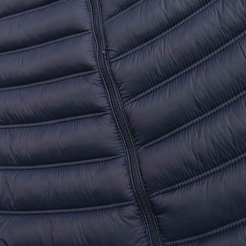 Herren Steppweste Weste Gilet Urlaub Täglich Date Mode Lässig Winter Tasche Polyester Warm Bequem Einfarbig Reisverschluss Stehkragen Normale Passform Schwarz Marineblau Grau Weste 2025 - $23.99 –P4