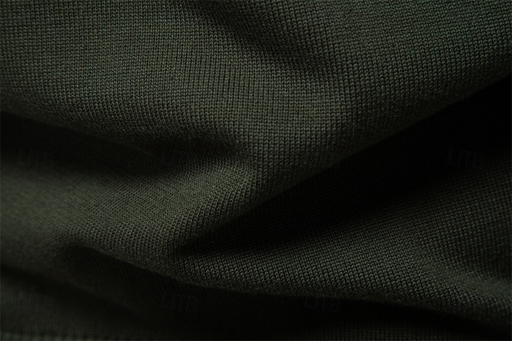 Herren Pullover Zopfmuster Stricken Normale Oberteile Halber Reißverschluss Farbblock Geometrisch Stehkragen Elegant Vintage Schule Urlaub Bekleidung Frühling Herbst Grün Armeegrün S M L 2026 - $53.99 –P25