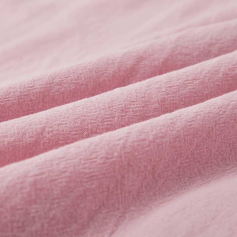 Men's Linen Shirt Summer Shirt Beach Wear Casual Shirt Button Up Shirt Plain Vacation Casual Light Yellow White Pink Dark Navy Long Sleeve Spring & Summer Clothing Apparel 2025 - $23.99 –P7