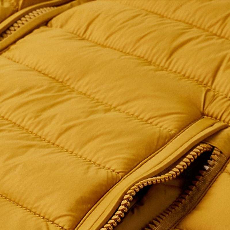 Муж. Пуховик Жилет Жилет Отпуск Повседневные Свидание Мода На каждый день Зима Карман Полиэстер Сохраняет тепло Удобный Сплошной цвет Молния Воротник-стойка Стандартный 2026 - $42.99 –P6