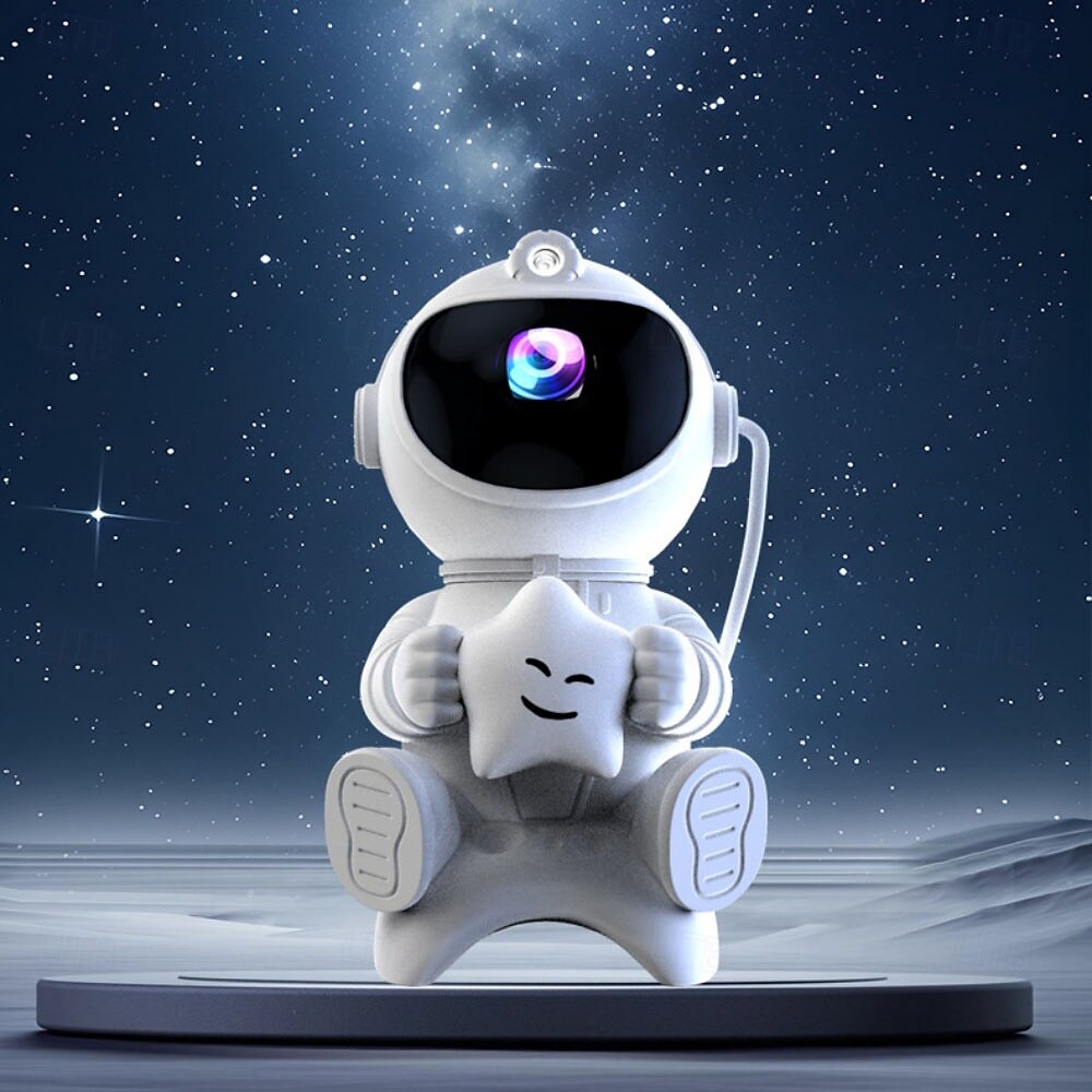 2025年 宇宙飛行士の銀河スタープロジェクターナイトライト、Bluetoothリモコン/タイマー付き、360度調節可能な星雲星空ライト、お子様へのプレゼントに最適  コレクション – $32.99 –P5