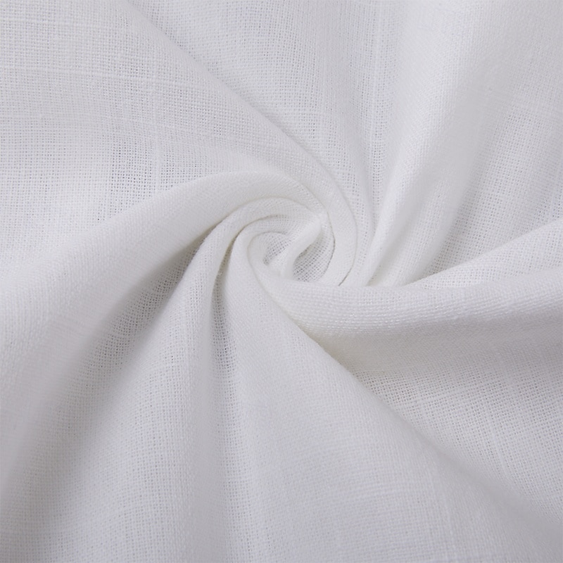 Per uomo Camicia Camicia di lino Camicia Guayabera Camicia Estiva Camicia da Spiaggia Camicia con Bottoni Semplice Vacanza Casuale Bianco Manica Lunga Colletto Estate Primavera & Estate Abbigliamento del 2025 a $25.99 –P7