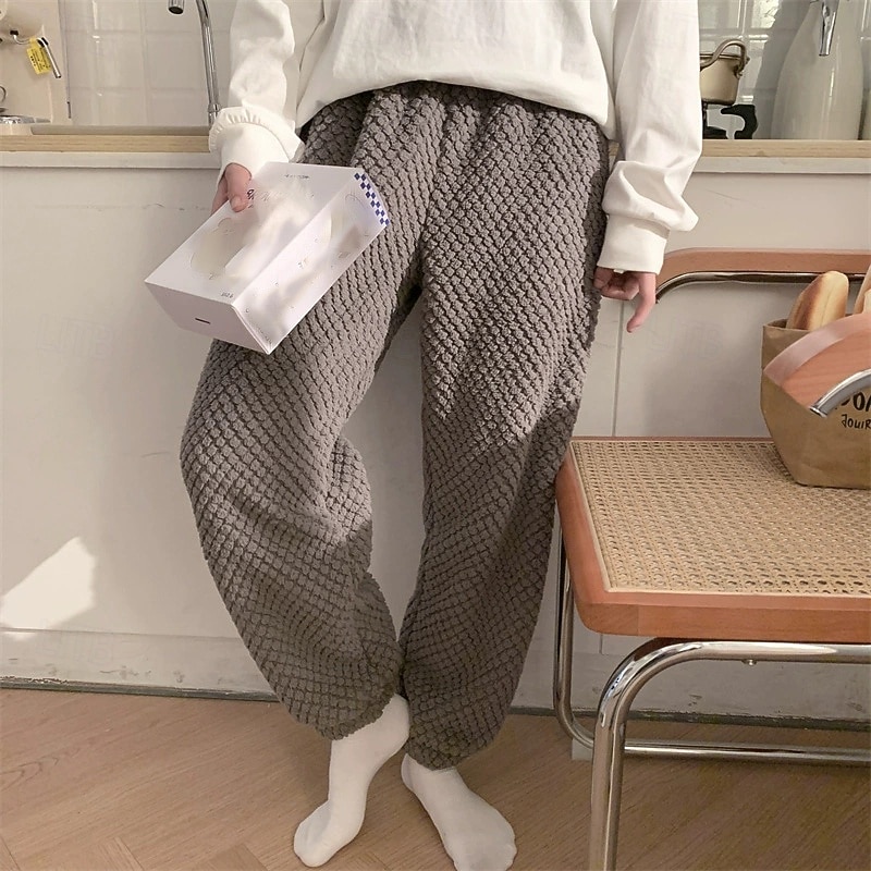 Per donna Pantaloni in velluto a coste Pantaloni Eleganti Dritto Casual Più velluto Lunghezza intera Naturale Semplice Elastico in vita Confortevole Casa Casuale Abbigliamento quotidiano Fiore di del 2025 a $20.99 –P6