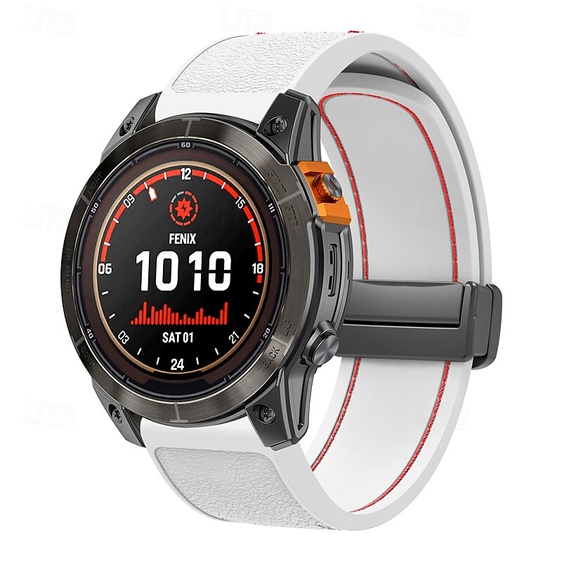 Uhrenarmband für Garmin Fenix 8 47mm 51mm 7X 6 6X Pro Epix Pro Instinct 2X Approach S70 S62 S60 Forerunner 955 945 Epix Marq Descent Quatix 22mm 26mm Edelstahl Silikon Ersatz Gurt Schnellspanner 2025 - $15.99 –P8