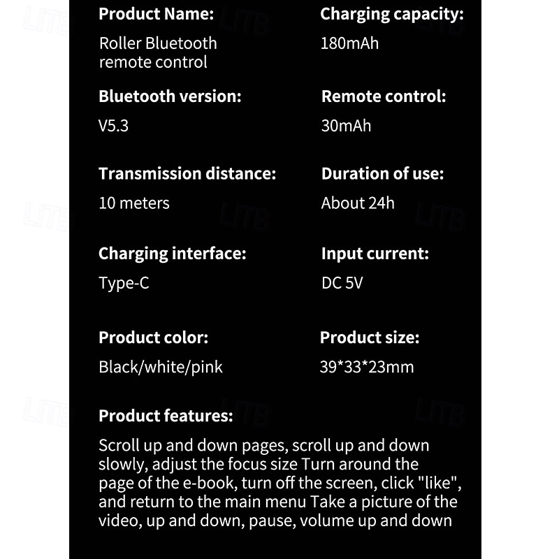Wireless Mobile Phone Selfie Remote Control Ring Wireless Remote Controller 2025 - $24.99 –P14
