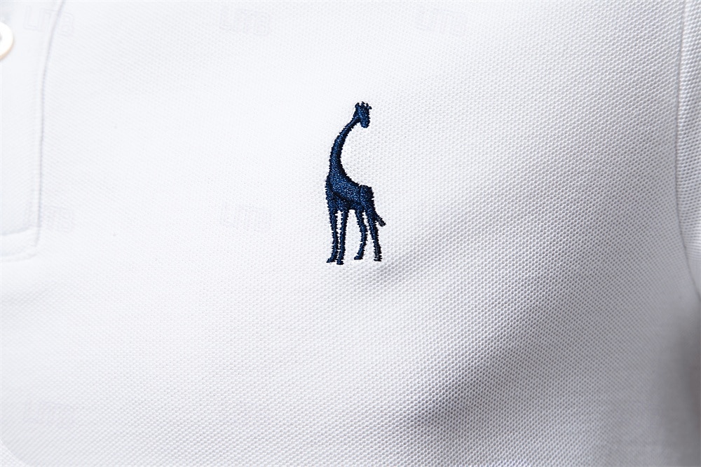 Herre Polo Arbeid Virksomhet Aftæpning Langermet Fritid Bekvem عادي Broderi Fargeblokk Alle årstider Normal Svart Hvit Mørk Marineblå Militærgrønn Lyseblå Polo 2026 - $21.99 –P24