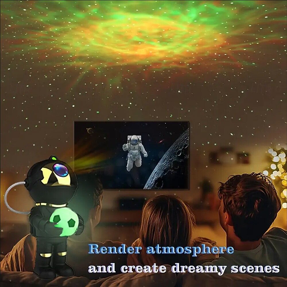 Astronaut Galaxy Projector Light Night Light Starry Sky Nebula Ceiling LED Light with Timer and Remote Control Multiple Room Decorations Suitable for Birthday Halloween and Christmas Gifts. 2025 - $48.99 –P7
