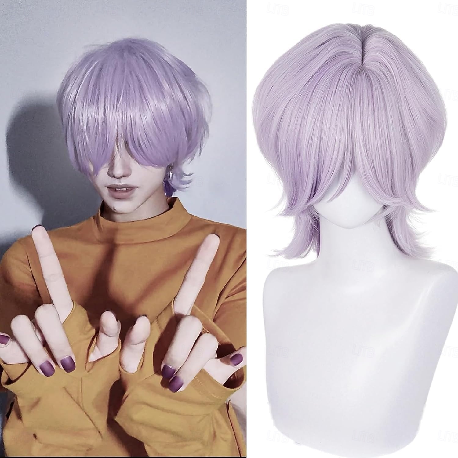 Dämonenjäger Kostüm Perücke Sajaboy Mystery Jinu Abby Cosplay Perücken Halloween Cosplay Haar 2025 - $18.49 –P1