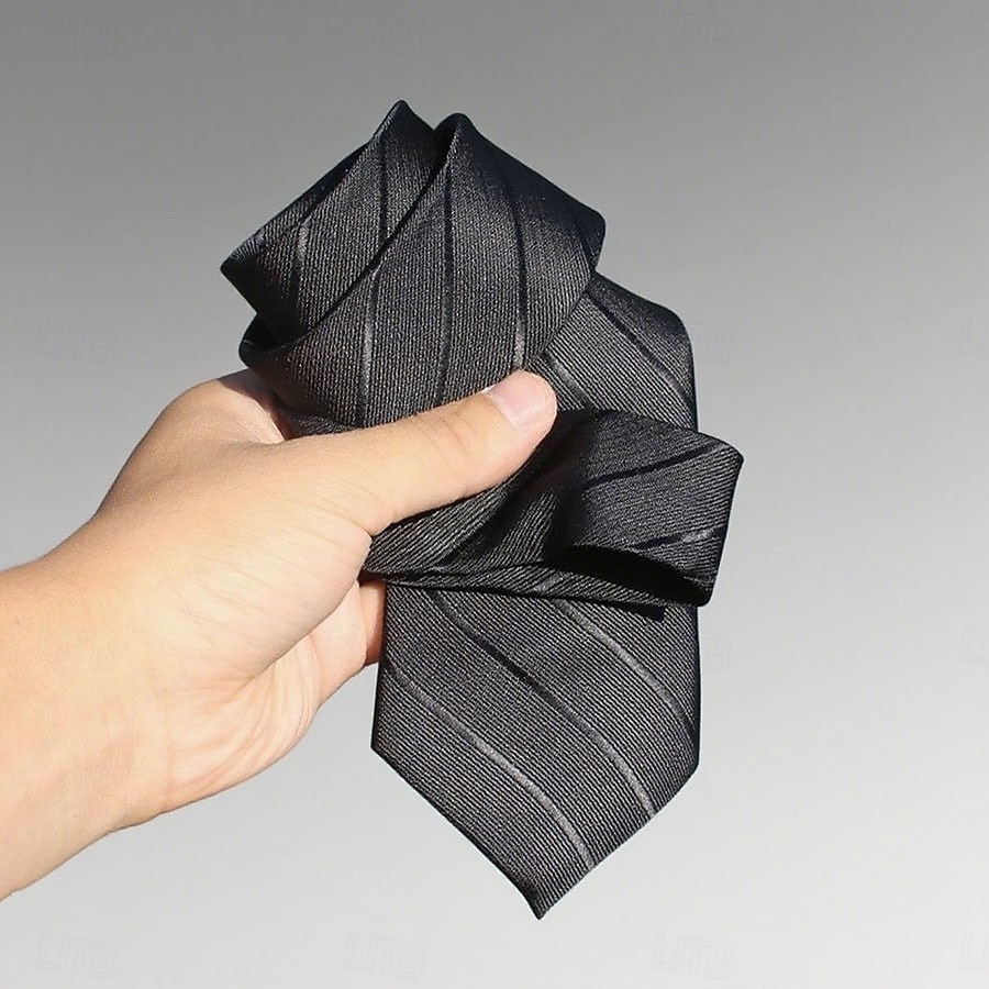 Homme Cravates Classique Rayures et Carreaux Soirée Formelle Date Soirée & Fête de 2025 ? $7.49 –P4