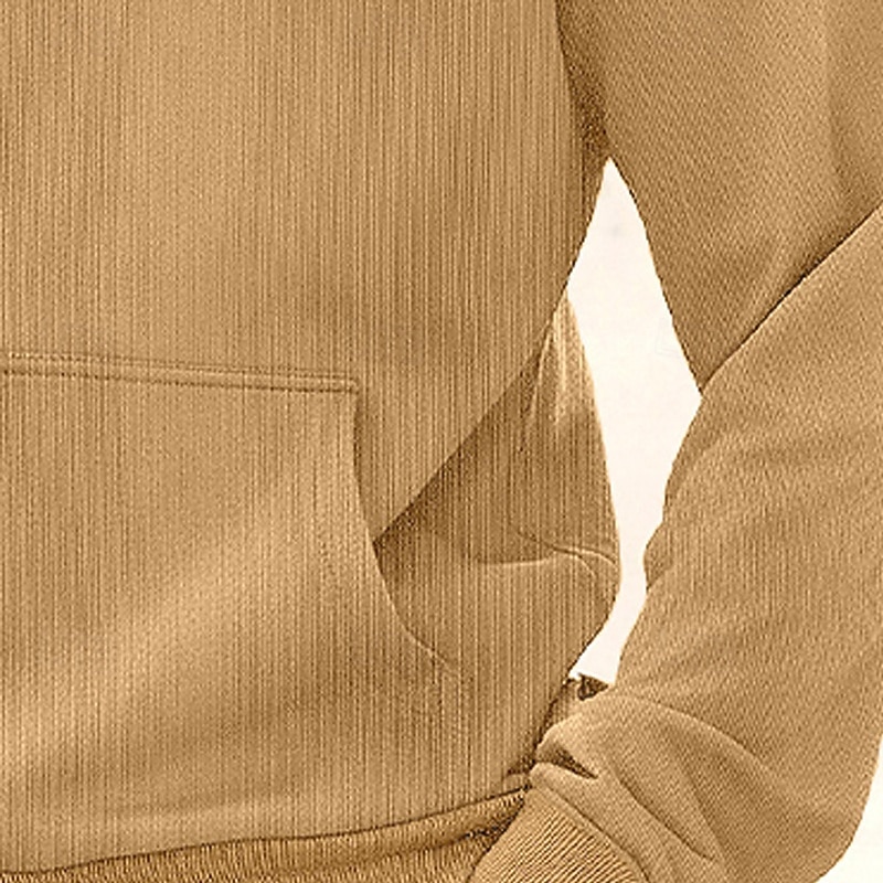 Hombre Sudadera Sudadera con estampado de gofres Sudadera Con Capucha Pull-over Sudadera con un cuarto de cremallera Verde Ejército Azul Marino Caqui Gris Cuello Mao Plano Retazos Bloque de Color 2025 - $23.99 –P5