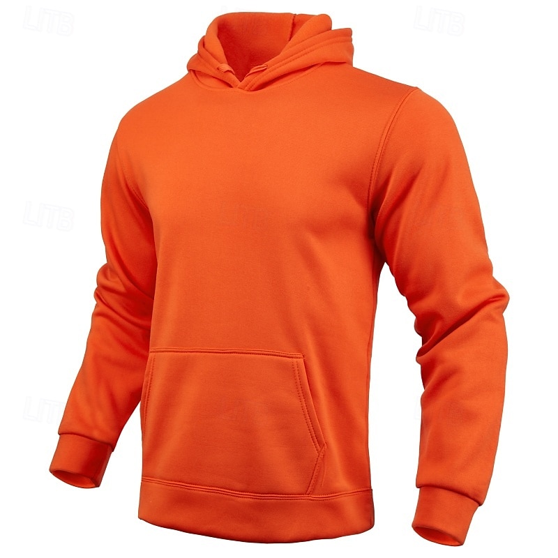 Per uomo Felpa con cappuccio Maglione Felpa con cappuccio in pile Felpa con cappuccio foderata in pile Nero Bianco Giallo Rosa Rosso Con Cappuccio Semplice Tasca Sport & Outdoor Casuale Quotidiano del 2025 a $17.99 –P7