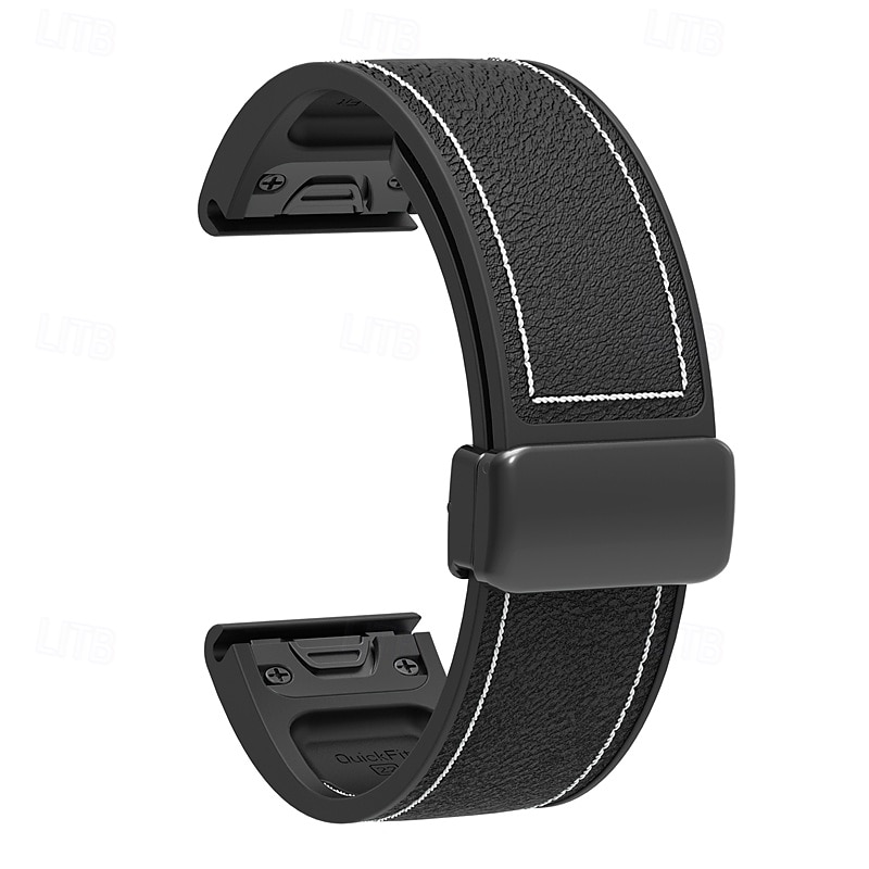 Uhrenarmband für Garmin Fenix 8 47mm 51mm 7X 6 6X Pro Epix Pro Instinct 2X Approach S70 S62 S60 Forerunner 955 945 Epix Marq Descent Quatix 22mm 26mm Edelstahl Silikon Ersatz Gurt Schnellspanner 2025 - $15.99 –P3