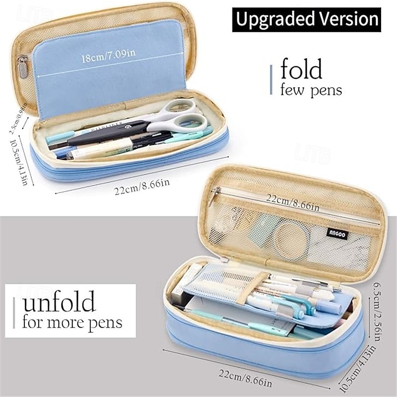 Big Capacity Pencil Pen Case Office College School Large Storage High Capacity Bag Pouch Holder Box 2026 - $15.99 –P10