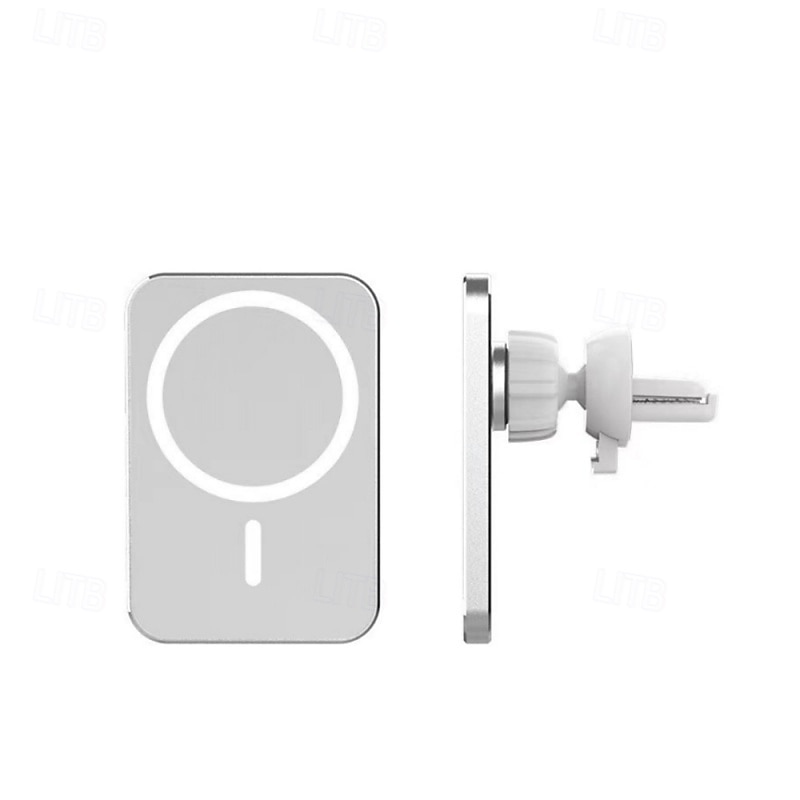 bezdrátová nabíječka do auta s rychlonabíjením, magnetický držák do výdechu auta kompatibilní s telefony Apple a Android 2025 - $16.99 –P3
