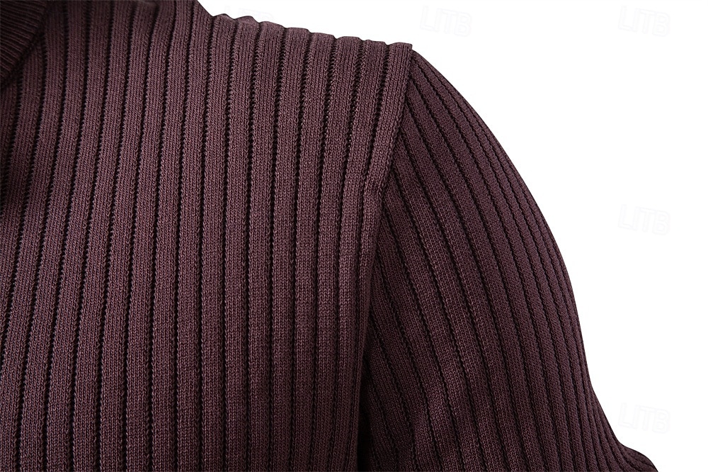 Homme Pull Tricoter Tunique Boutons Couleur Unie Henley ancien Quotidien École Maison Vêtement Tenue Printemps Automne Noir Rouge Bordeaux S M L de 2025 ? $32.99 –P6