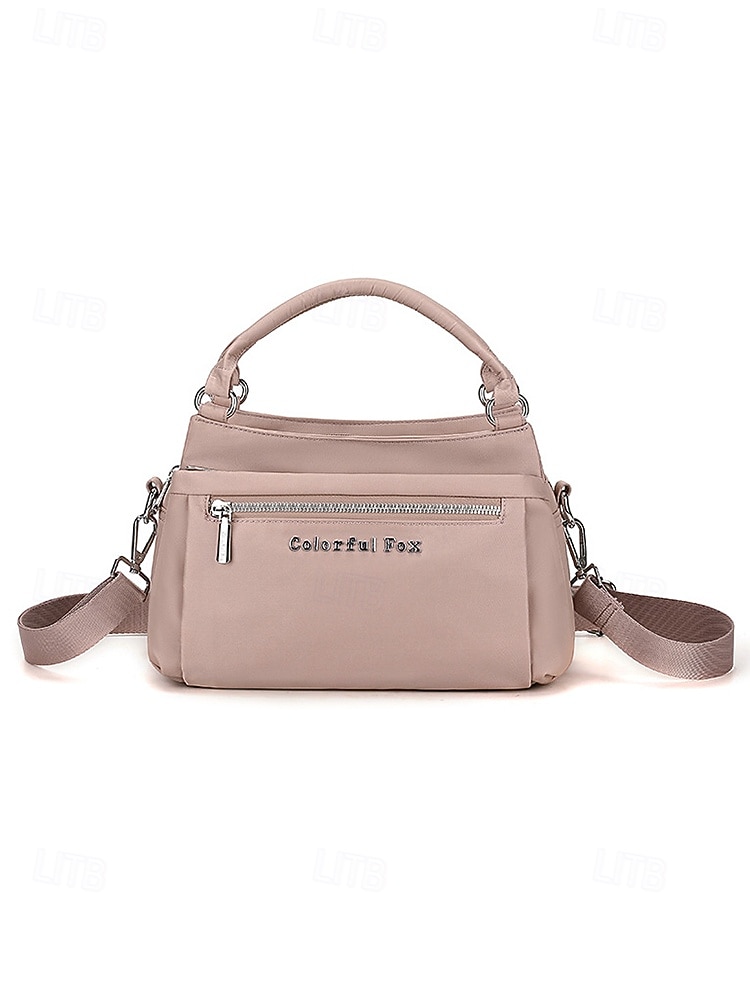 Women's large capacity multi-compartment storage lightweight waterproof nylon crossbody bag with adjustable shoulder strap, Casual style, Suitable for daily use and going out 2026 - $24.99 –P4