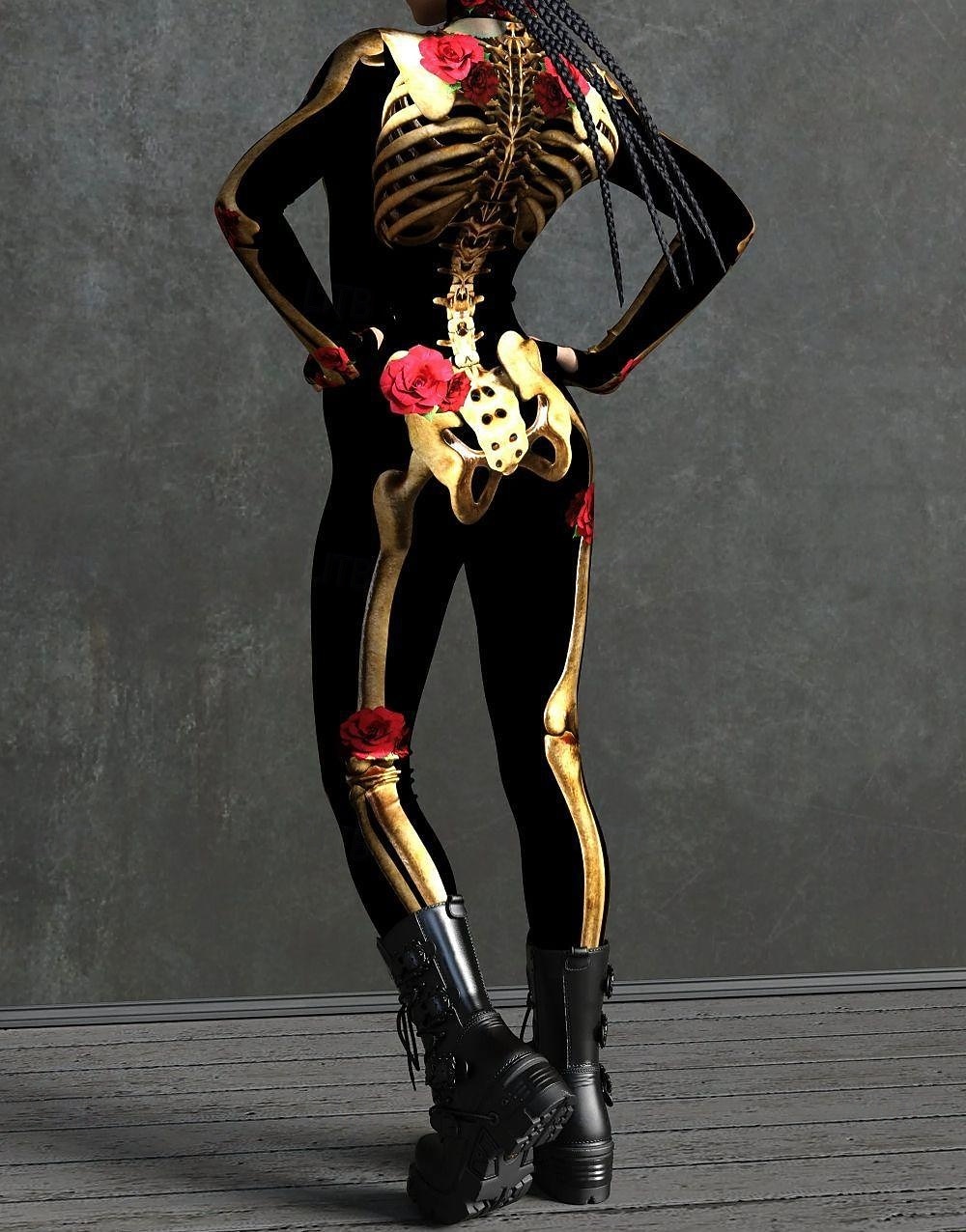 Disfraz de carnaval Traje de Cuerpo Completo Trajes Zentai estampados Traje de cosplay Body Estampado Disfraz Sexy Víspera de Todos los Santos Hombre Mujer Chico Traje para Fiesta Rendimiento 2026 - $33.99 –P2