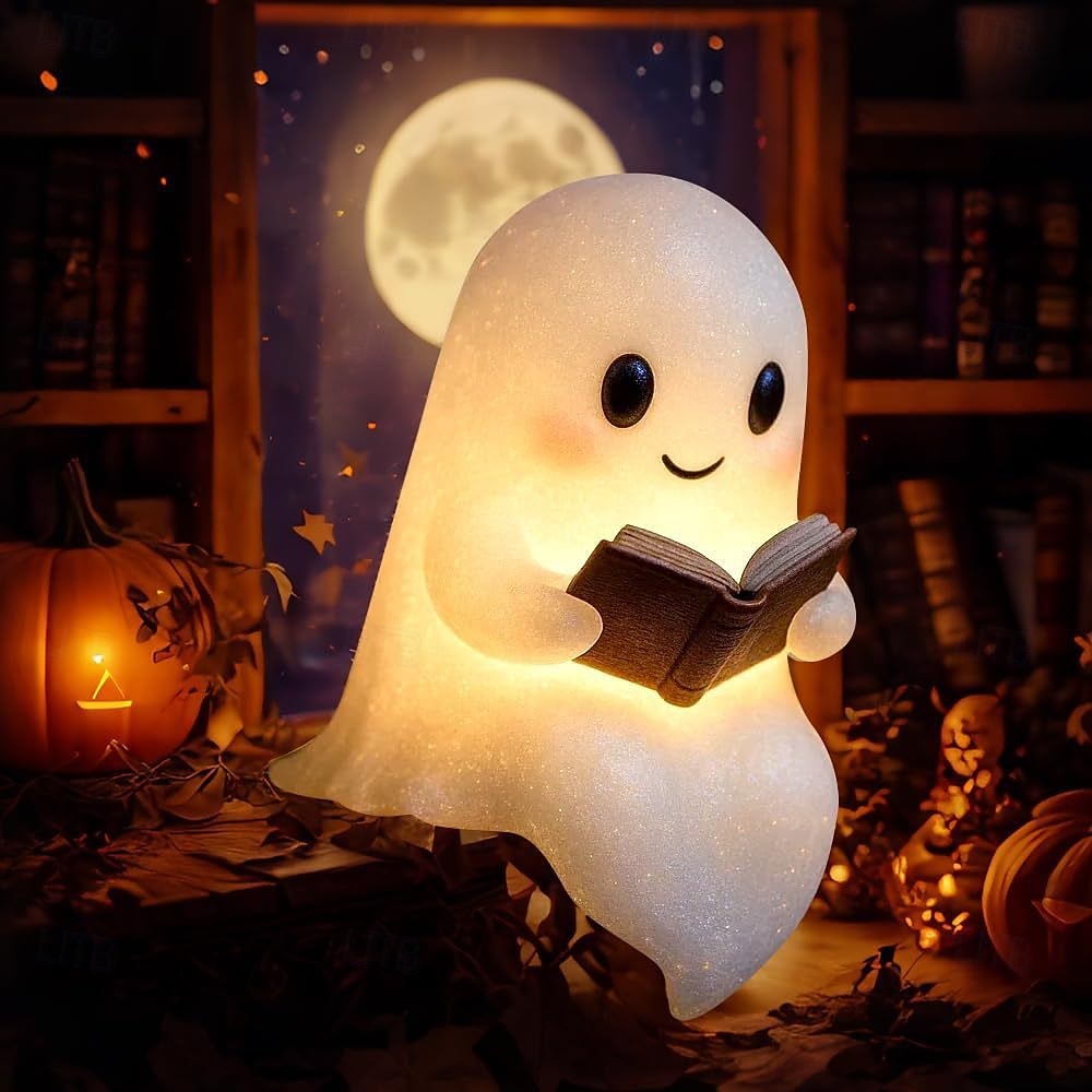 2025年 ゴースト コードレス ハロウィーン ボタン電池駆動 1個  コレクション – $19.49 –P8