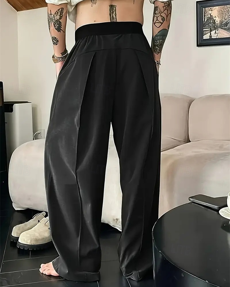 Per uomo Pantaloni Pantaloni casual Tasca Elastico in vita Semplice Comodità Sport all'Aperto Quotidiano Moda Casual Nero Grigio Micro-elastico del 2026 a $26.99 –P4