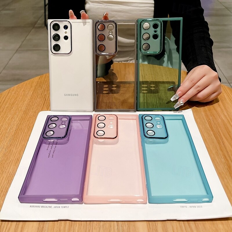 τηλέφωνο tok Για Samsung Galaxy S25 S25 Edge S24 S24 FE S23 Ultra Plus S22 Plus Ultra A16 A55 5G A35 5G A25 Πίσω Κάλυμμα Ανθεκτική σε πτώσεις Διαβάθμιση χρώματος Σιλικόνη 2025 - $7.99 –P10