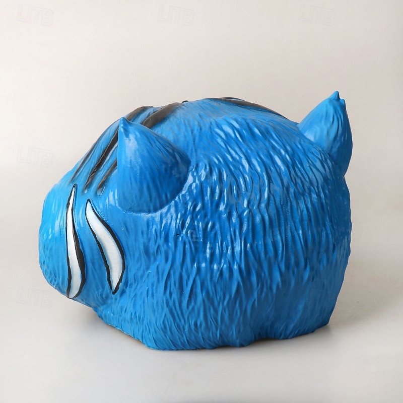 نجمة البوب الكورية المستوحاة من الأيدول مورغان ساجو، قناع النمر الأزرق للهالوين، أدوات الهالوين، كرنفال ماردي غرا، أزياء هالوين سهلة الارتداء 2025 - $25.99 –P4