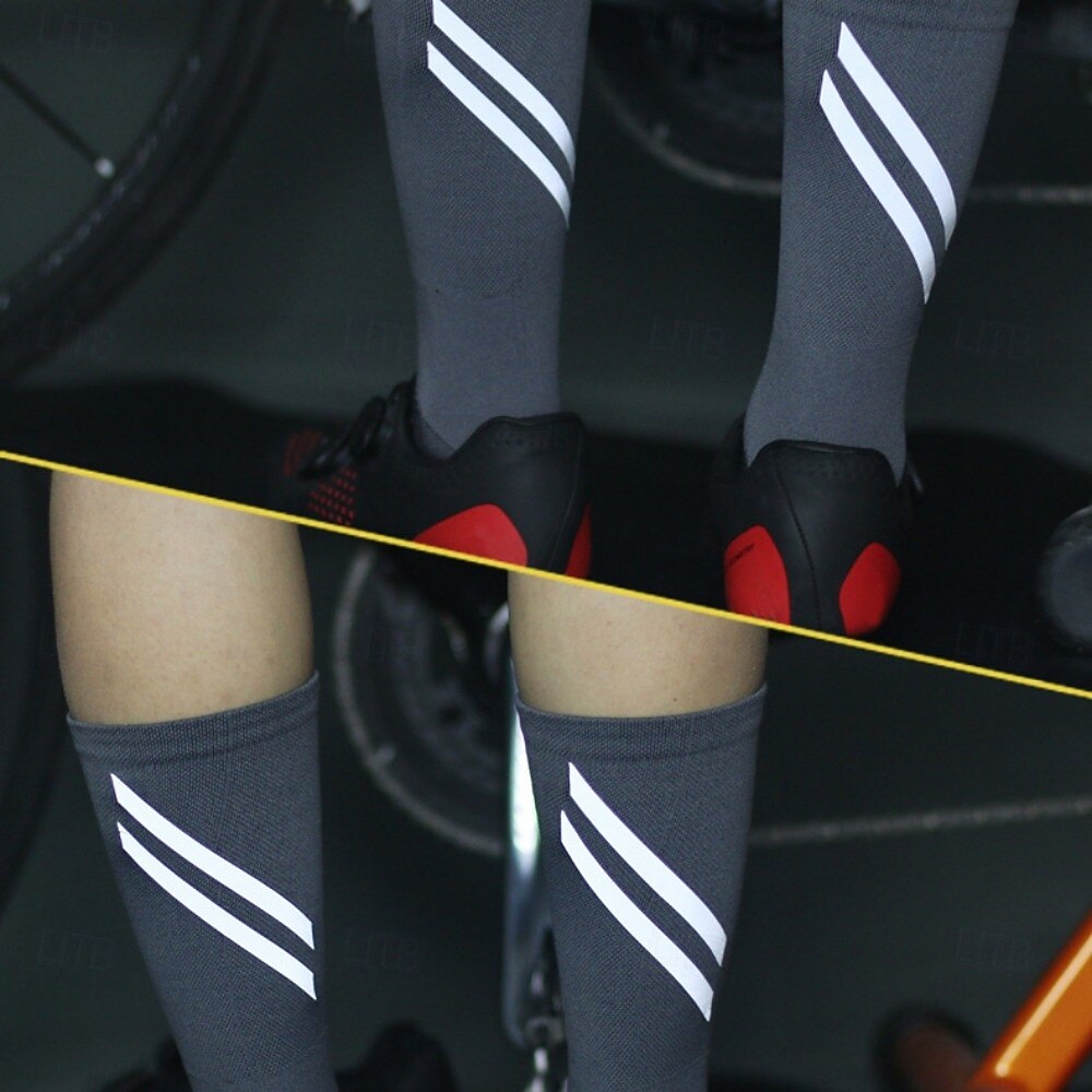 Hombre Calcetines Calcetines Ciclismo Calcetines de bicicleta Calcetines deportivos Calcetines atléticos Camping / Senderismo Senderismo Ejercicio al Aire Libre Bicicleta / Ciclismo Alta elasticidad 2025 - $12.99 –P8