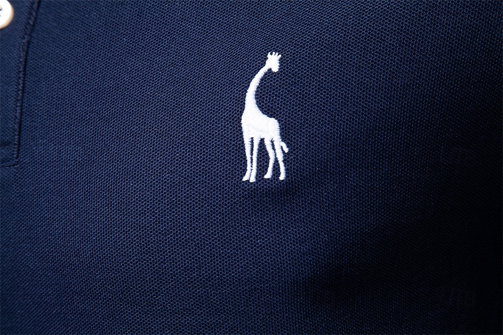 Herre Polo Arbeid Virksomhet Aftæpning Langermet Fritid Bekvem عادي Broderi Fargeblokk Alle årstider Normal Svart Hvit Mørk Marineblå Militærgrønn Lyseblå Polo 2026 - $21.99 –P11