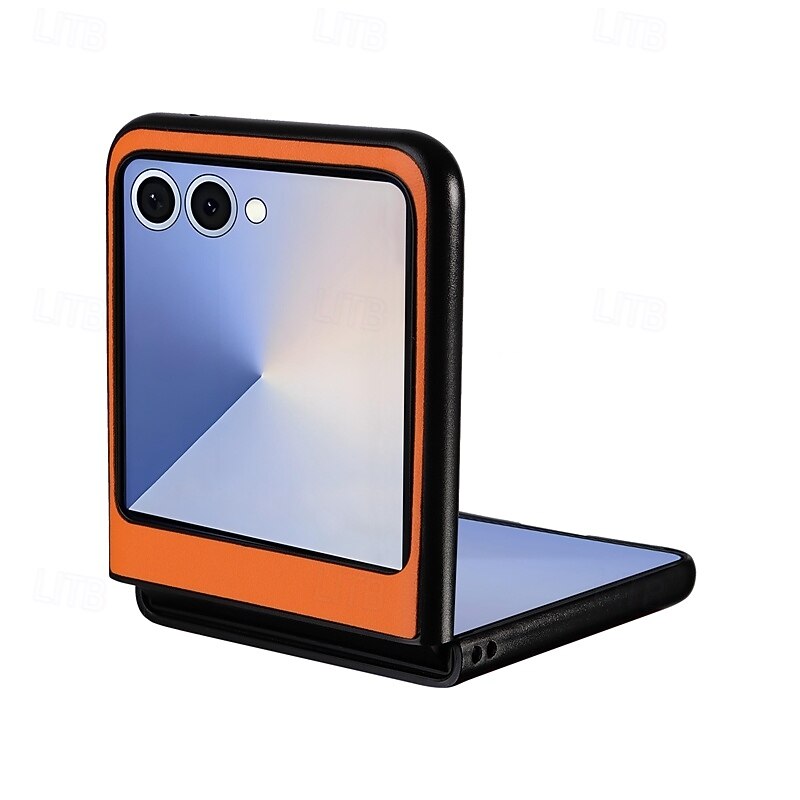 telefono Custodia Per Samsung Galaxy Z Flip 7 Z Flip 7 FE Z Flip 6 Z Flip 5 Copertura Posteriore Resistente agli urti Retrò TPU Pelle PU del 2025 a $9.99 –P7