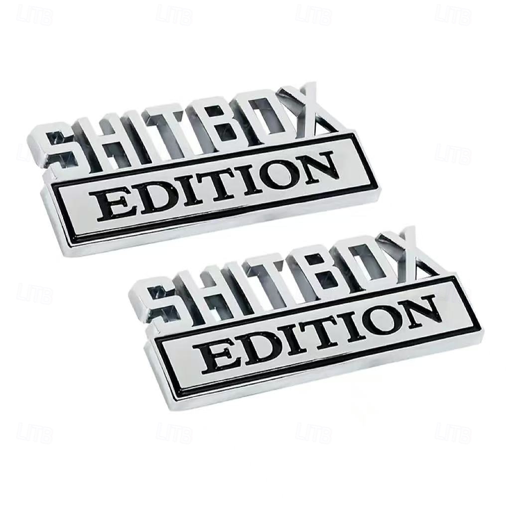 2 emblemas divertidos para coche en 3D: calcomanía de repuesto para guardabarros ABS compatible con la mayoría de coches, camiones y SUV. 2026 - $20.99 –P7