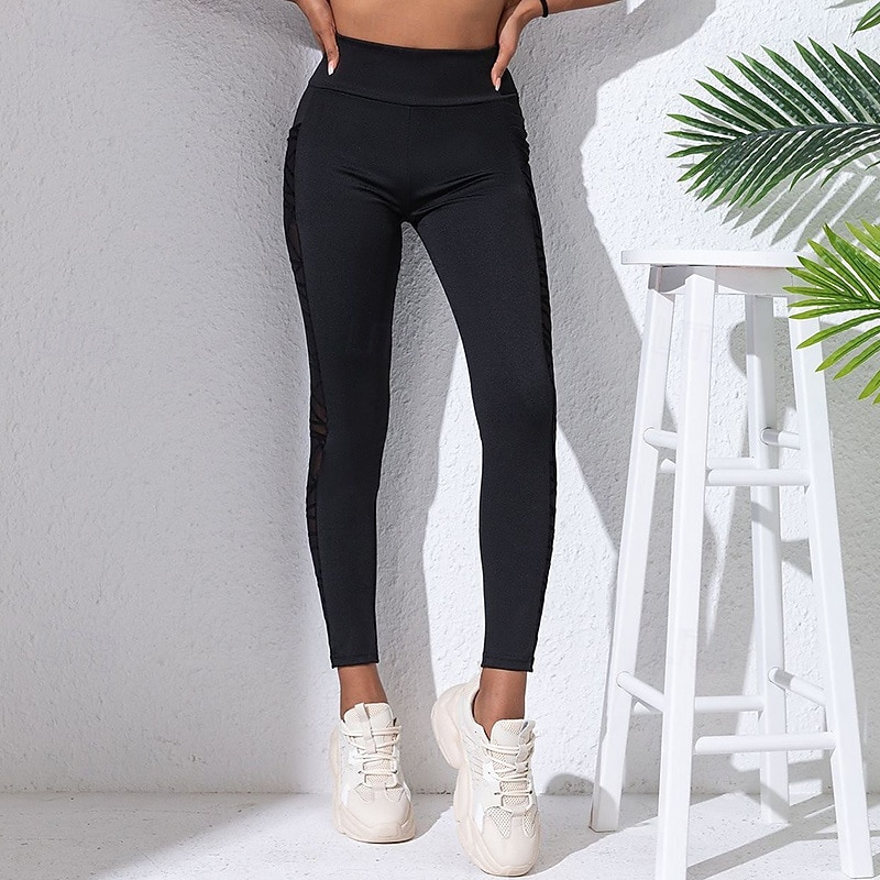 Γυναικεία Παντελόνι συμπίεσης Γιόγκα κολάν Με τσέπες Έλεγχος κοιλιάς Ψηλή Μέση Γυμναστήριο Αθλητικά Τρέξιμο Παντελόνια Φούστες Συμπαγές Χρώμα Μαύρο Φθινόπωρο Αθλητισμός Ρούχα Γυμναστικής 2026 - $16.49 –P7